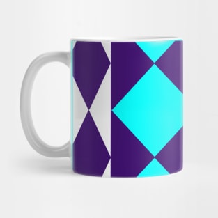 Purple and Turquoise Minnesota Patchwork Pattern Mug